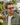 Man wearing red-tinted colour enhancement glasses